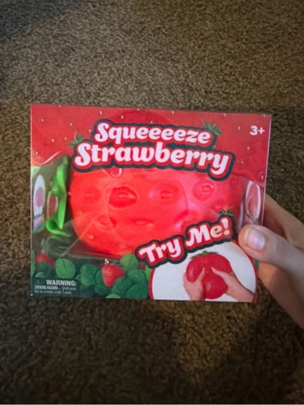 Jumbo Strawberry Squishy